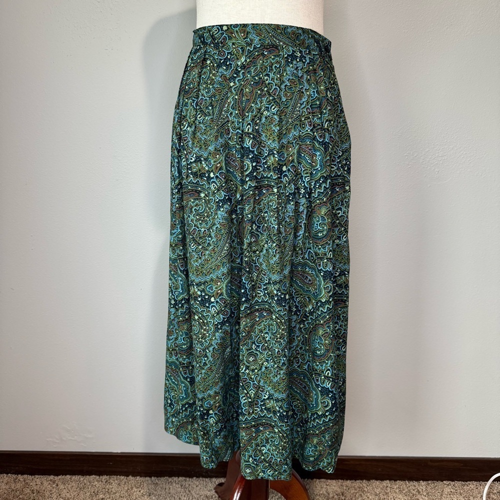 Vintage Laura Caspari Midi Skirt | Size 10